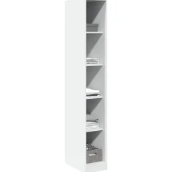 vidaXL Kledingkast 30x50x200 cm bewerkt hout wit