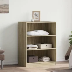 vidaXL Kledingkast 77x48x102 cm bewerkt hout sonoma eikenkleurig