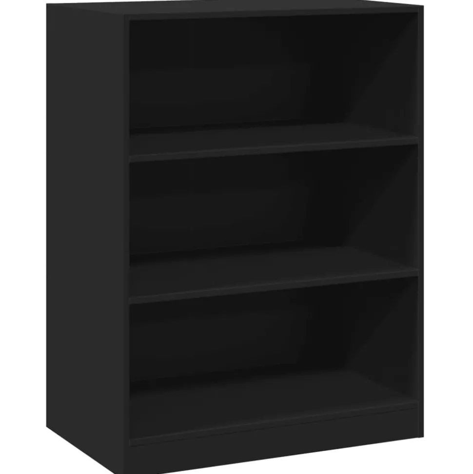 vidaXL Kledingkast 77x48x102 cm bewerkt hout zwart