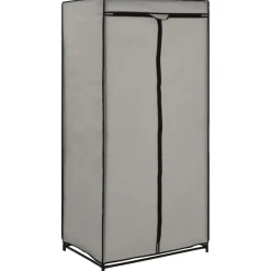 vidaXL Kledingkast 75x50x160 cm grijs