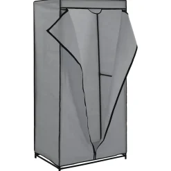 vidaXL Kledingkast 75x50x160 cm grijs