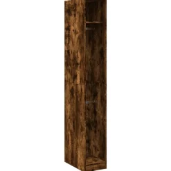 vidaXL Kledingkast 30x50x200 cm bewerkt hout gerookt eikenkleurig