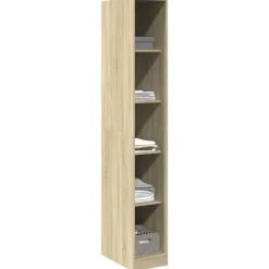 vidaXL Kledingkast 30x50x200 cm bewerkt hout sonoma eikenkleurig