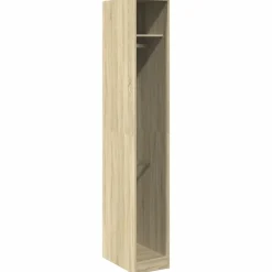 vidaXL Kledingkast 30x50x200 cm bewerkt hout sonoma eikenkleurig