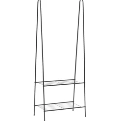 vidaXL Kledingrek 59x35x150 cm zwart