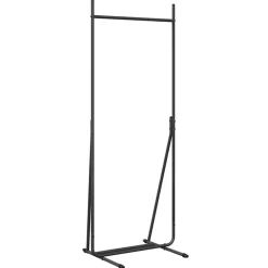 vidaXL Kledingrek Zwart 62 x 48 x 158 cm Staal