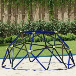 vidaXL Klim Koepel Blauw Staal