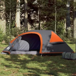 vidaXL Koepeltent 1-persoons waterdicht oranje