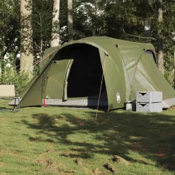 vidaXL Koepeltent 6-persoons waterdicht olijfgroen