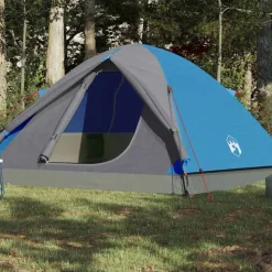 vidaXL Koepeltent 3-persoons waterdicht blauw