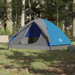 vidaXL Koepeltent 3-persoons waterdicht blauw