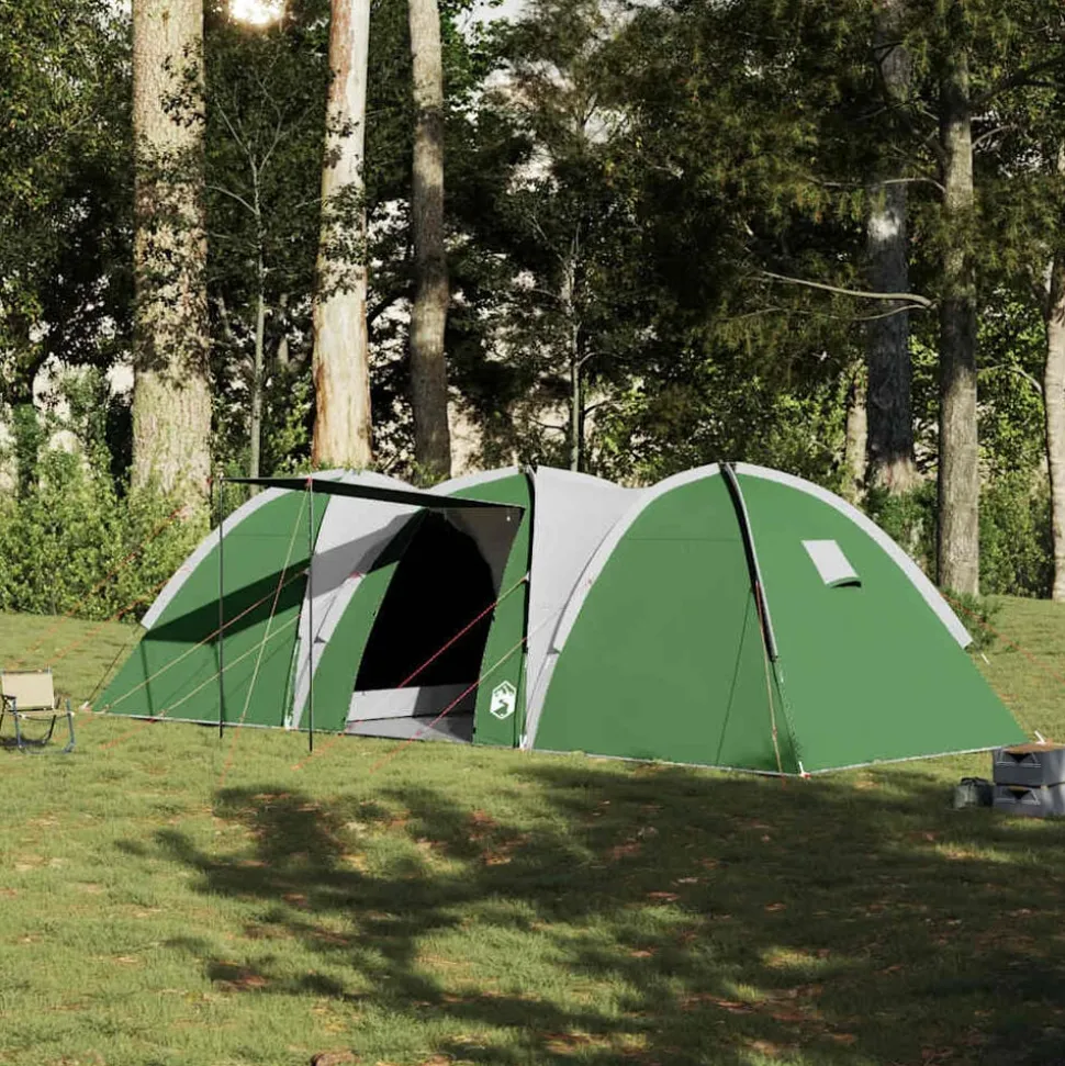 vidaXL Koepeltent 8-persoons waterdicht groen