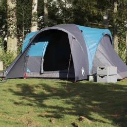 vidaXL Koepeltent 6-persoons waterdicht blauw