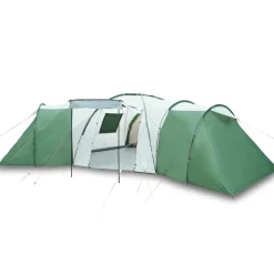 vidaXL Koepeltent 12-persoons waterdicht groen