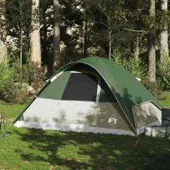 vidaXL Koepeltent 6-persoons waterdicht groen