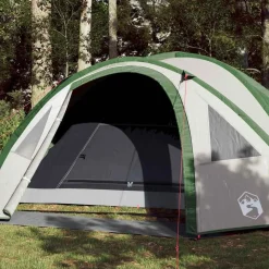vidaXL Koepeltent 4-persoons waterdicht groen