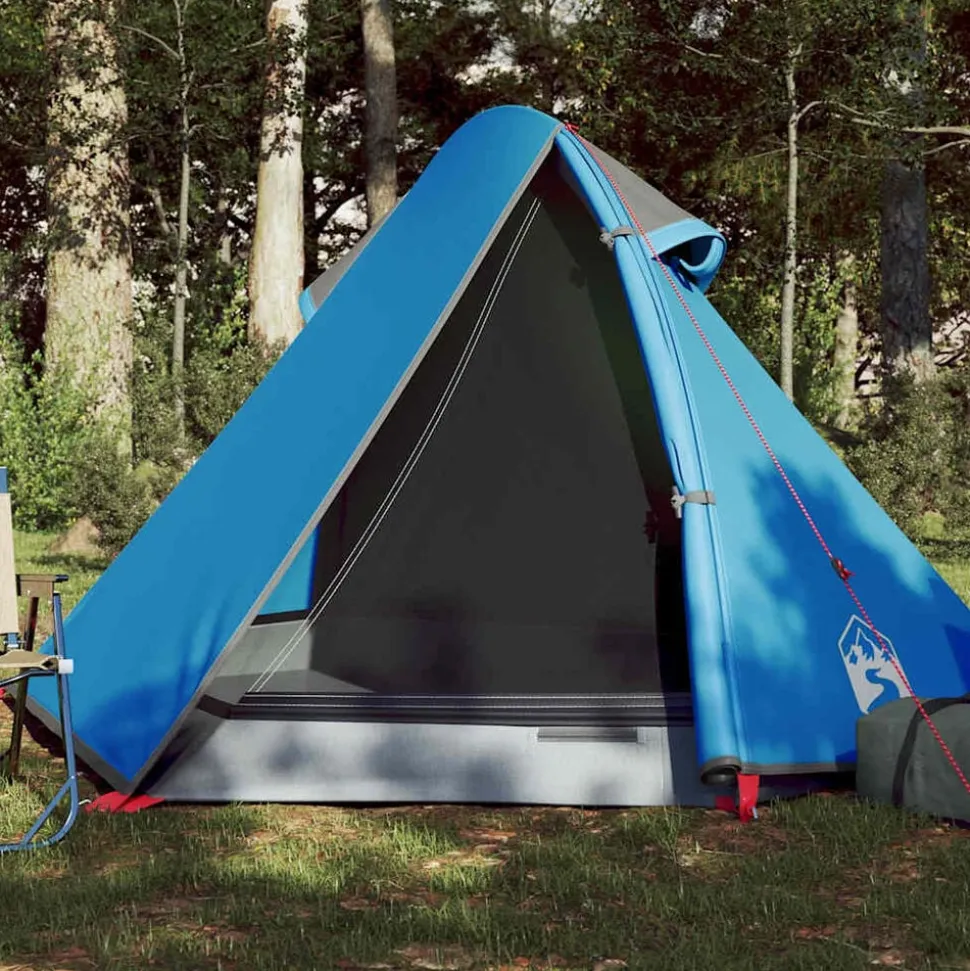 vidaXL Koepeltent 2-persoons waterdicht blauw