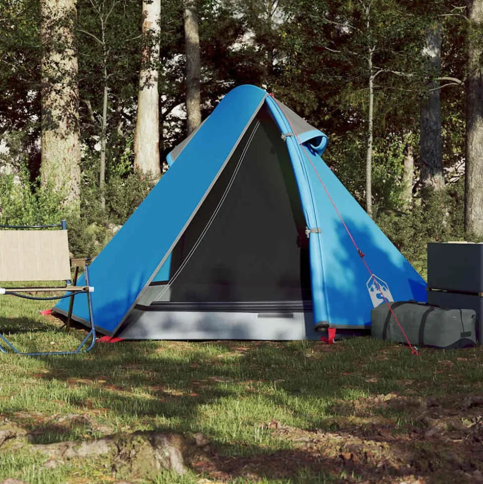 vidaXL Koepeltent 2-persoons waterdicht blauw
