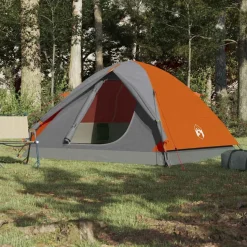 vidaXL Koepeltent 3-persoons waterdicht oranje