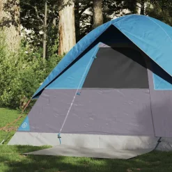 vidaXL Koepeltent 2-persoons waterdicht blauw