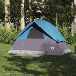 vidaXL Koepeltent 2-persoons waterdicht blauw