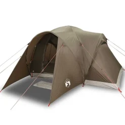 vidaXL Koepeltent 6-persoons waterdicht bruin