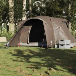 vidaXL Koepeltent 6-persoons waterdicht bruin