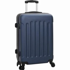 vidaXL Koffer met slot 3 pcs Donkerblauw 50 x 31 x 78 cm ABS Kunststof
