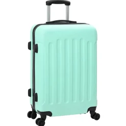 vidaXL Koffer met slot 3 pcs Mintgroen 50 x 31 x 78 cm ABS Kunststof