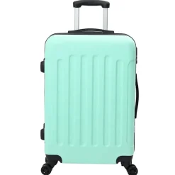 vidaXL Koffer met slot 3 pcs Mintgroen 50 x 31 x 78 cm ABS Kunststof