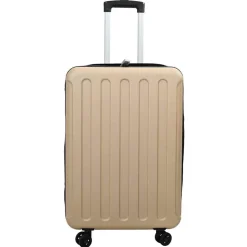 vidaXL Koffer met slot champagne 34 x 23 x 55.5 cm ABS Kunststof