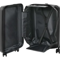 vidaXL Koffer met slot Donkergrijs 34 x 23 x 55.5 cm ABS Kunststof