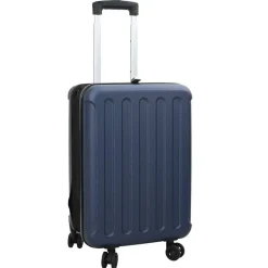 vidaXL Koffer met slot Donkerblauw 34 x 23 x 55.5 cm ABS Kunststof
