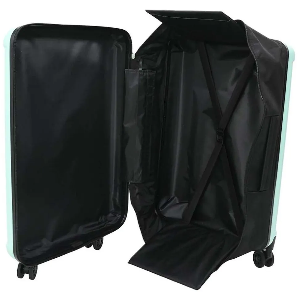 vidaXL Koffer met slot Mintgroen 34 x 23 x 55.5 cm ABS Kunststof