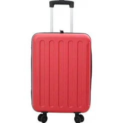 vidaXL Koffer met slot Rood 34 x 23 x 55.5 cm ABS Kunststof
