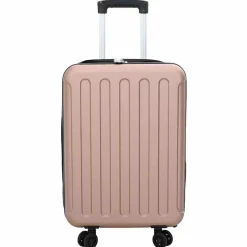 vidaXL Koffer met slot Roségoud 34 x 23 x 55.5 cm ABS Kunststof