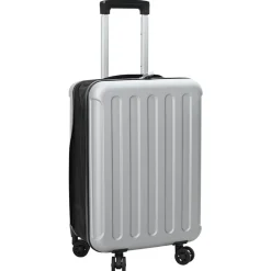vidaXL Koffer met slot Zilver 34 x 23 x 55.5 cm ABS Kunststof