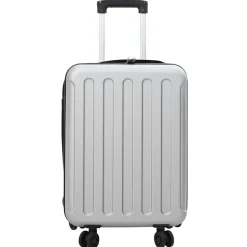 vidaXL Koffer met slot Zilver 34 x 23 x 55.5 cm ABS Kunststof