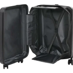 vidaXL Koffer met slot Zwart 34 x 23 x 55.5 cm ABS Kunststof