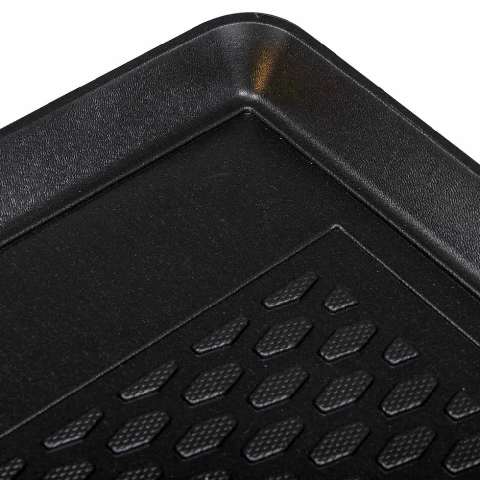 vidaXL Kofferbakmat Zwart Rubber