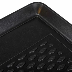 vidaXL Kofferbakmat Zwart Rubber