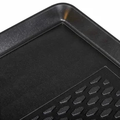 vidaXL Kofferbakmat Zwart Rubber