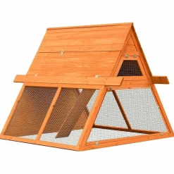 vidaXL Konijnenhok 152x128x108 cm massief grenen- en vurenhout