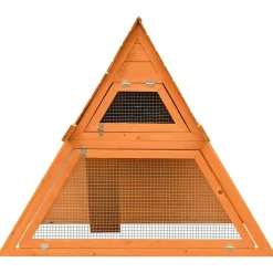 vidaXL Konijnenhok 152x128x108 cm massief grenen- en vurenhout