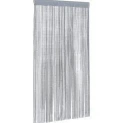 vidaXL Koordgordijnen 2 st 100x250 cm lichtgrijs