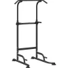 vidaXL Kracht Toren Dip Station Zwart 102 x 95 x 210 cm