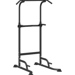 vidaXL Kracht Toren Dip Station Zwart 102 x 95 x 210 cm