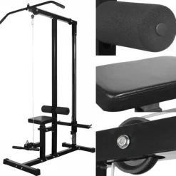 vidaXL Krachttoren met gewichtsschijven 40 kg