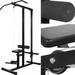 vidaXL Krachttoren met halterset 30,5 kg
