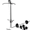 vidaXL Krachttoren voor aan de wand met halterset 30,5 kg